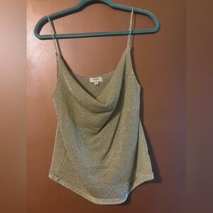 Metallic gold Umgee shirt, size medium